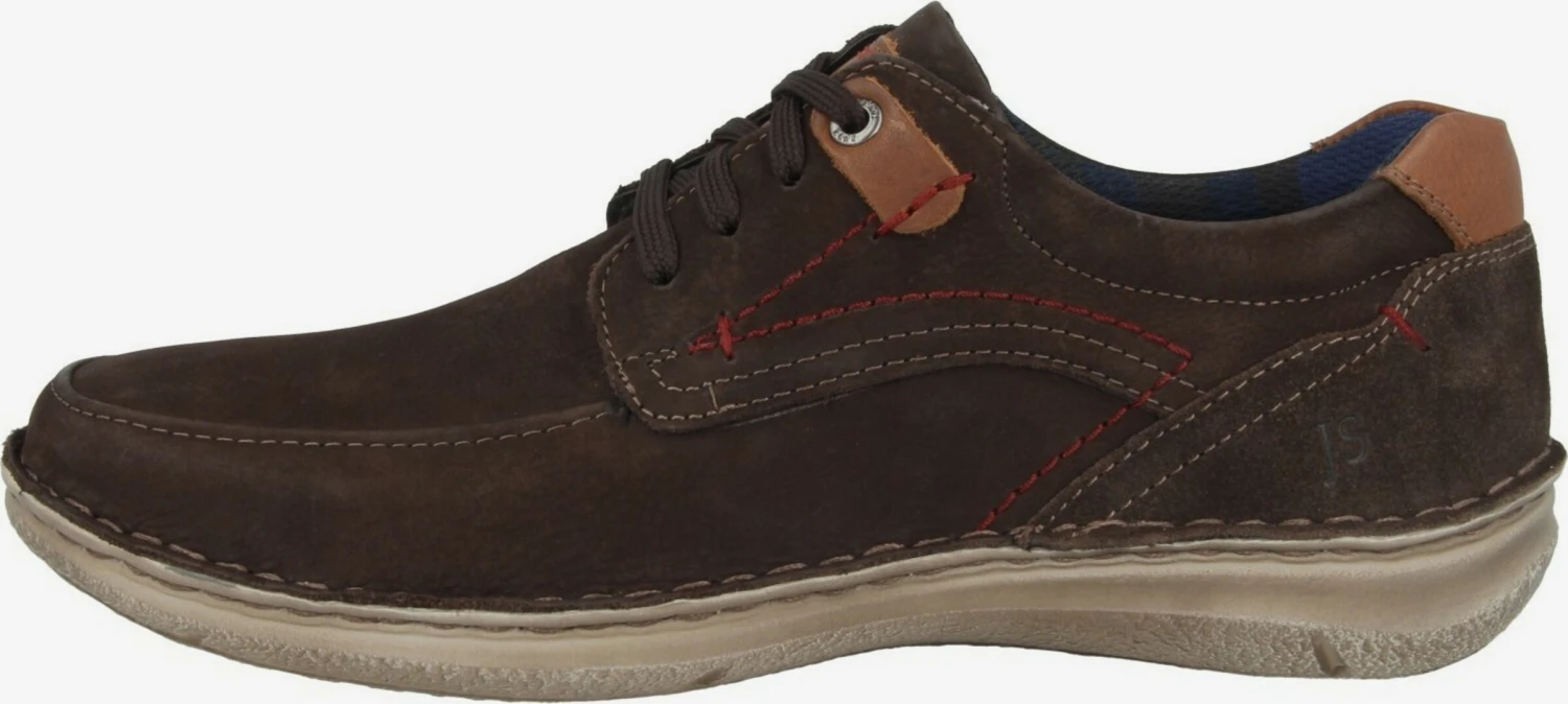 Josef Seibel Casual Veterschoenen Veterschoen Anvers Heren Karamel / Kastanjebruin 2 Josef Seibel Casual Veterschoenen Veterschoen Anvers Heren Karamel / Kastanjebruin - Afbeelding 2