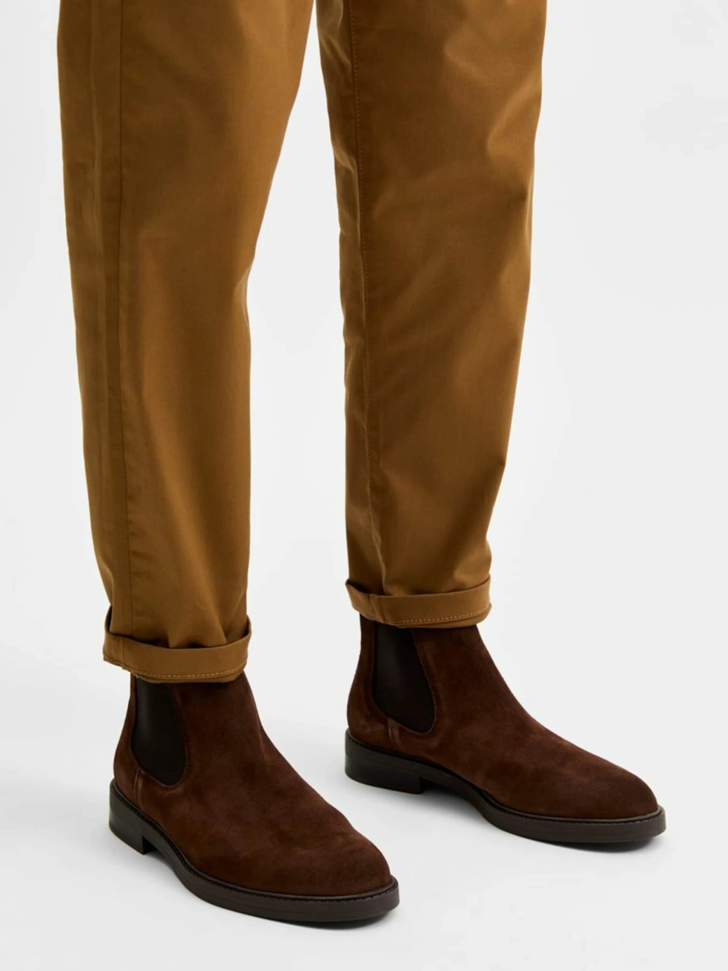 Selected Homme Enkelboots Chelsea Boots Heren Bruin 8 Selected Homme Enkelboots Chelsea Boots Heren Bruin - Afbeelding 8