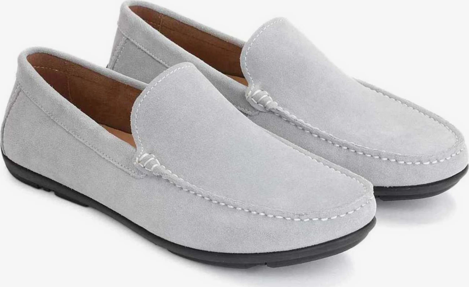 Kazar Lage Schoenen Mocassins Heren Grijs 2 Kazar Lage Schoenen Mocassins Heren Grijs - Afbeelding 2