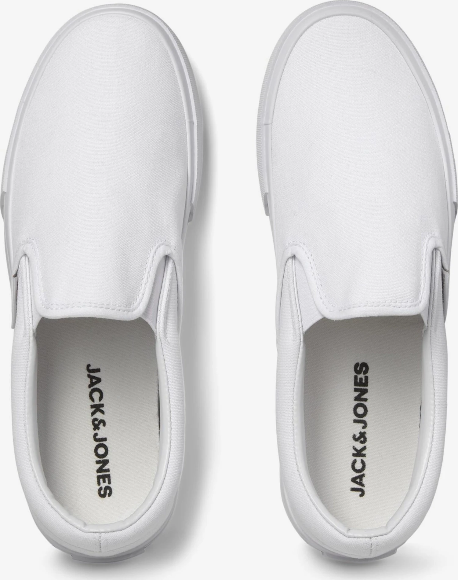 Jack & Jones Slip-on Sneakers Slip-ons Fuller Heren Natuurwit 2 Jack & Jones Slip-on Sneakers Slip-ons Fuller Heren Natuurwit - Afbeelding 2
