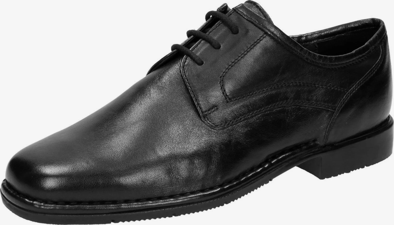 Nette Schoenen Veterschoen Houston-XL Heren Zwart 1 Nette Schoenen Veterschoen Houston-XL Heren Zwart