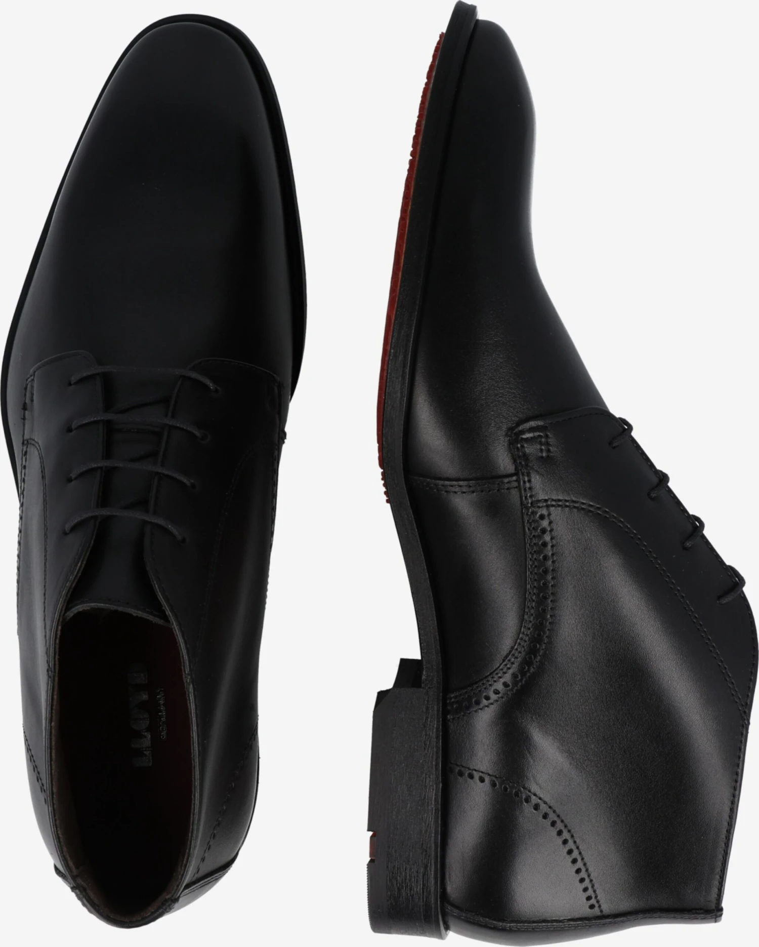 Lloyd Veterboots Chukka Boots Pỉere Heren Zwart 2 Lloyd Veterboots Chukka Boots Pỉere Heren Zwart - Afbeelding 2