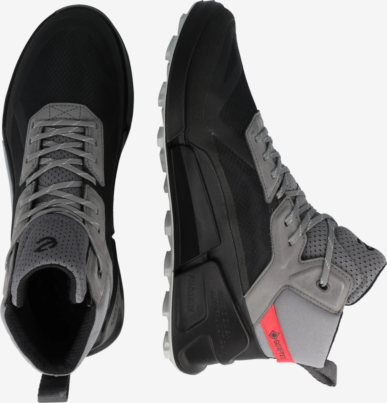 ECCO Laarzen Veterlaarzen Biom Heren Zwart 2 ECCO Laarzen Veterlaarzen Biom Heren Zwart - Afbeelding 2