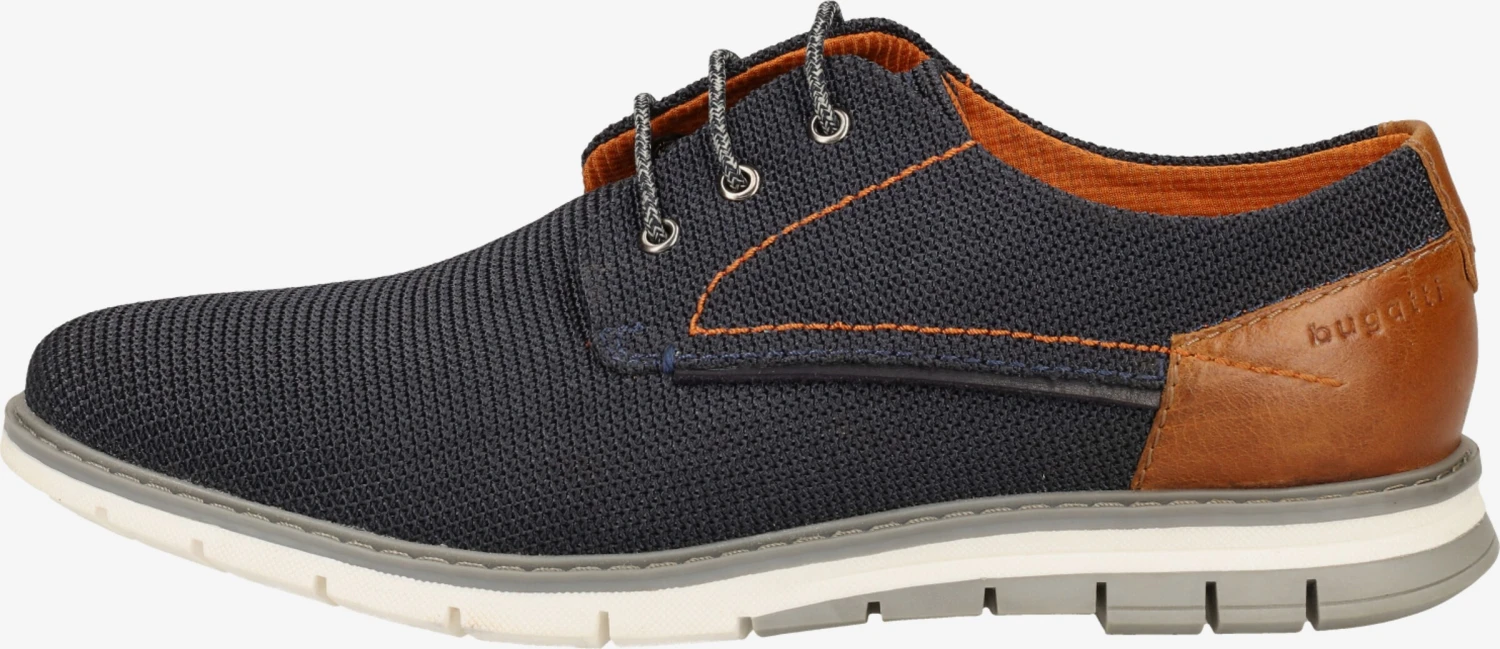 Bugatti Casual Veterschoenen Veterschoen Sandman Heren Navy 2 Bugatti Casual Veterschoenen Veterschoen Sandman Heren Navy - Afbeelding 2