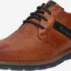Bugatti Casual Veterschoenen Veterschoen Saniel Heren Cognac
