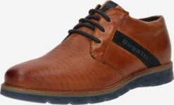 Bugatti Casual Veterschoenen Veterschoen Saniel Heren Cognac