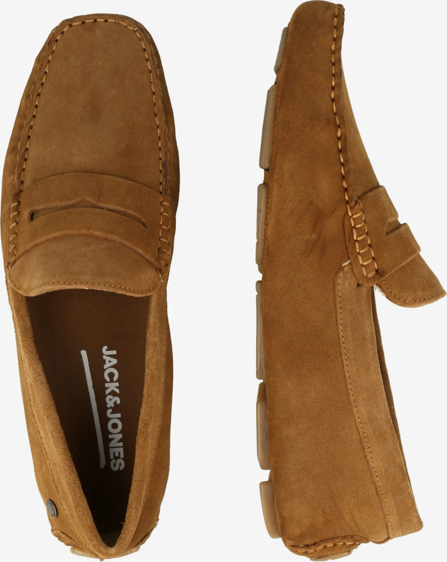 Jack & Jones Lage Schoenen Mocassins JENSEN Heren Cognac 2 Jack & Jones Lage Schoenen Mocassins JENSEN Heren Cognac - Afbeelding 2