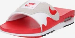 Nike Sportswear Instappers Muiltjes AIR MAX 1 SLIDE Heren Wit
