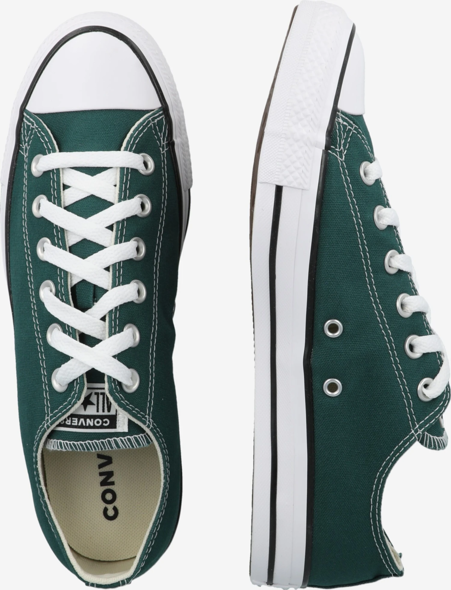 Converse Casual Sneakers Sneakers Laag Chuck Taylor All Star Heren Groen 2 Converse Casual Sneakers Sneakers Laag Chuck Taylor All Star Heren Groen - Afbeelding 2