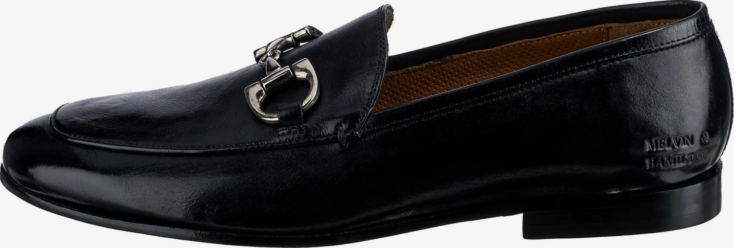 MELVIN & HAMILTON Lage Schoenen Instappers Clive Heren Zwart 3 MELVIN & HAMILTON Lage Schoenen Instappers Clive Heren Zwart - Afbeelding 3