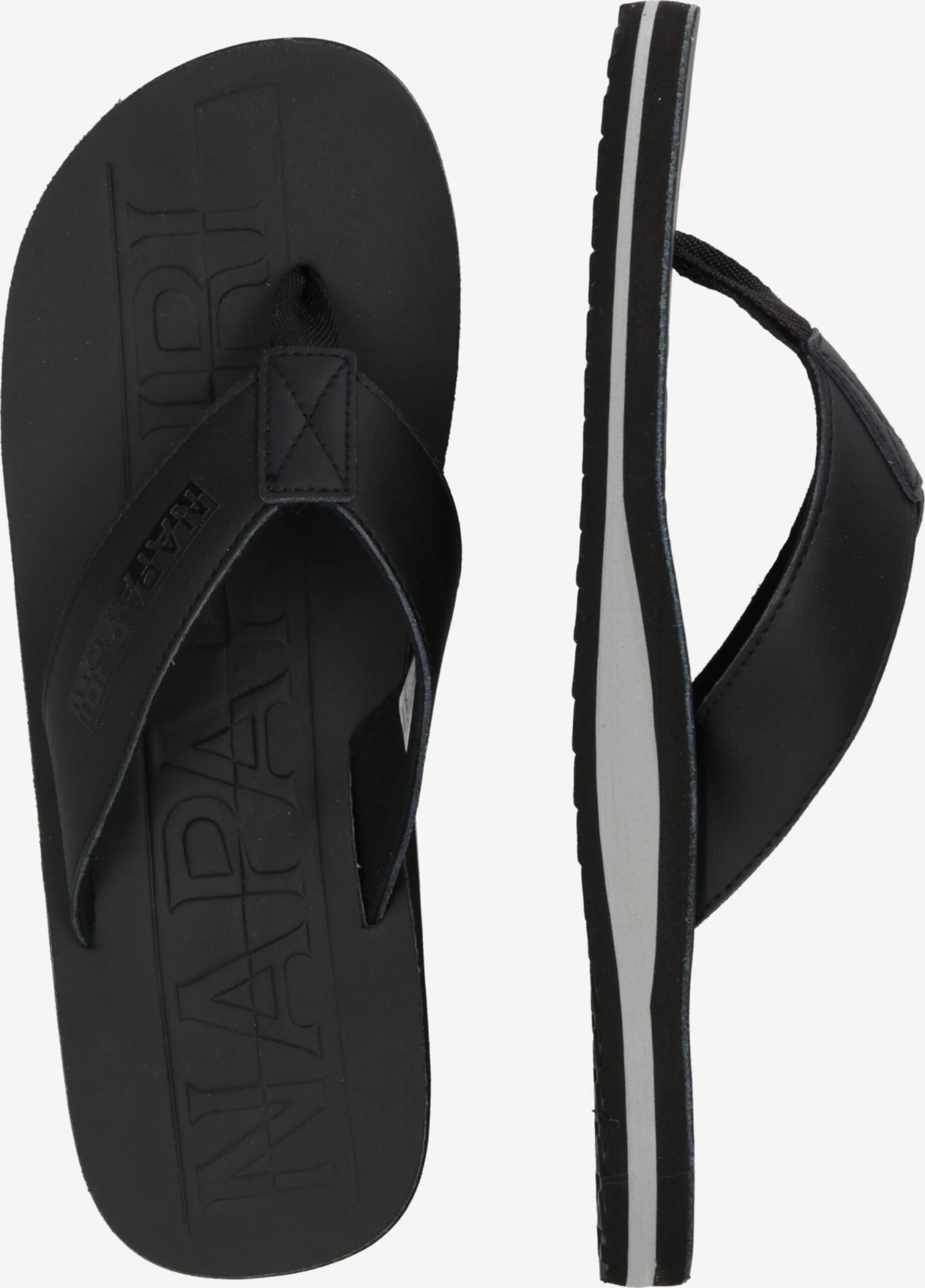 Napapijri Slippers Teenslippers ELM Heren Zwart 2 Napapijri Slippers Teenslippers ELM Heren Zwart - Afbeelding 2