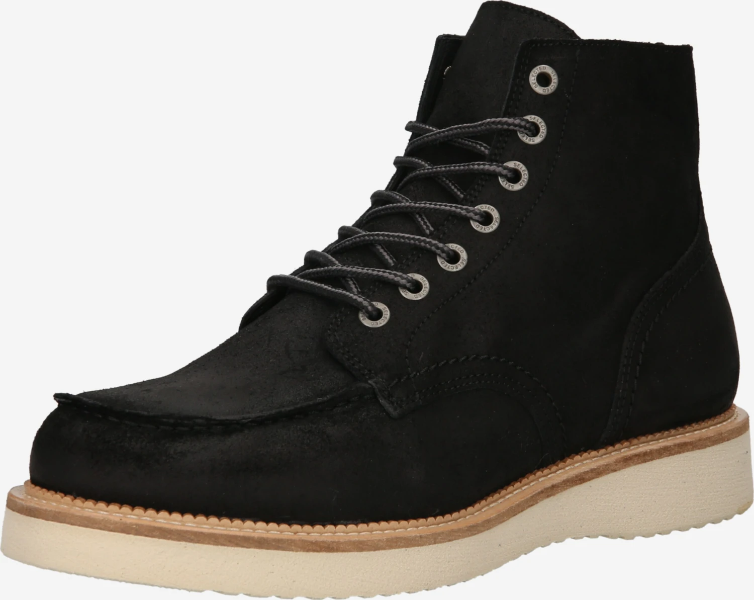 Selected Homme Veterboots Chukka Boots Teo Heren Zwart 1 Selected Homme Veterboots Chukka Boots Teo Heren Zwart
