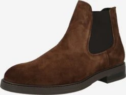 Selected Homme Enkelboots Chelsea Boots Heren Bruin