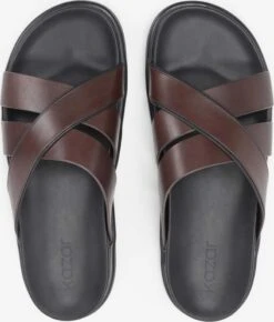 Kazar Instappers Muiltjes Heren Kastanjebruin -Herenschoenen Winkel 530605360f3b1639ef57ab31f7923824