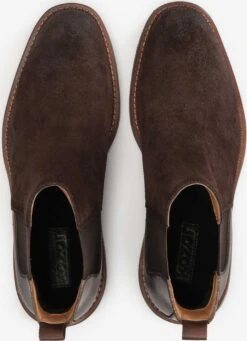 Kazar Enkelboots Chelsea Boots Heren Bruin -Herenschoenen Winkel 601995983a1464a11d47597d855d33d6