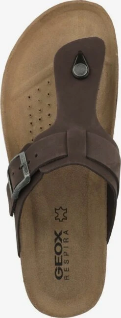 Geox Slippers Teenslippers Ghita Heren Bruin -Herenschoenen Winkel 66107b764cb7a17e3b297df9c052d9f6