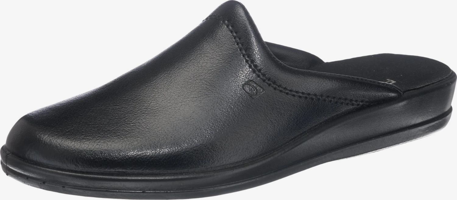 Rohde Pantoffels Huisschoen Lekeberg Heren Zwart 1 Rohde Pantoffels Huisschoen Lekeberg Heren Zwart