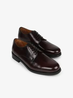 Scalpers Casual Veterschoenen Veterschoen Brook Heren Bordeaux -Herenschoenen Winkel 763a4f939bf77936a95d336239760951