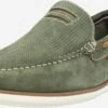 Bata Lage Schoenen Mocassins Heren Groen