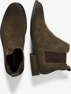 Blend Enkelboots Chelsea Boots Heren Olijfgroen -Herenschoenen Winkel 791423e21bcc2a32403db7da7532ce09