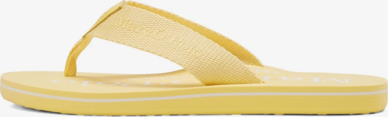 Marc O'Polo Slippers Teenslippers Heren Geel 4 Marc O'Polo Slippers Teenslippers Heren Geel - Afbeelding 4