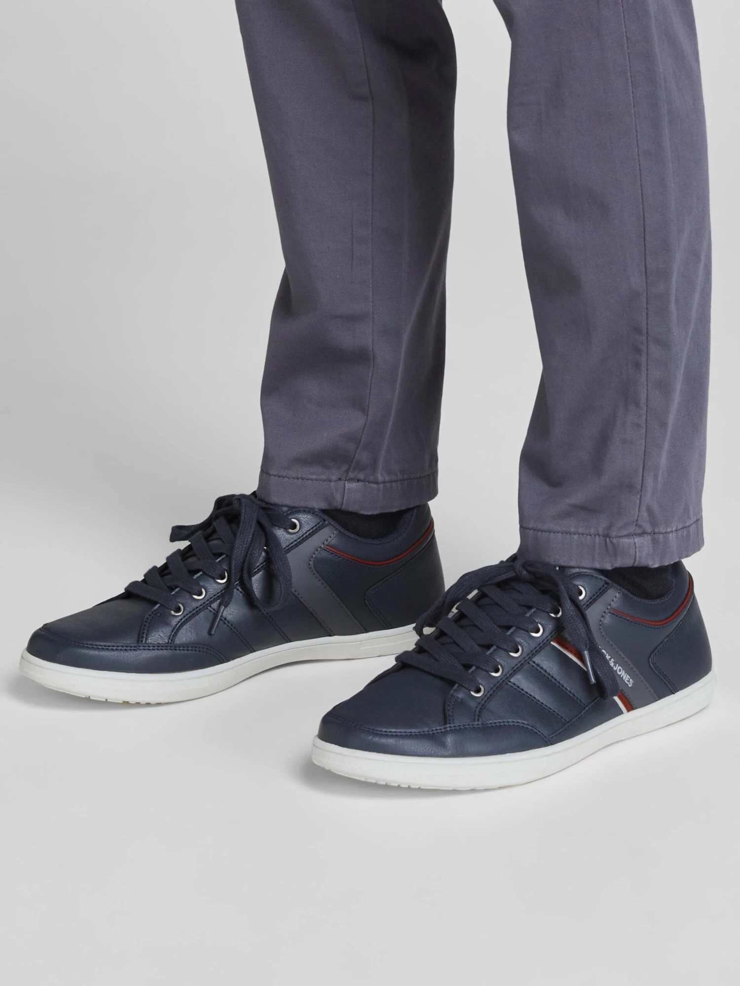 Jack & Jones Casual Sneakers Sneakers Laag BRADFIELD Heren Navy 3 Jack & Jones Casual Sneakers Sneakers Laag BRADFIELD Heren Navy - Afbeelding 3