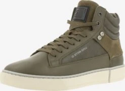 G-Star Raw Hoge Sneakers Sneakers Hoog RAVOND MID BSC DNM Heren Olijfgroen