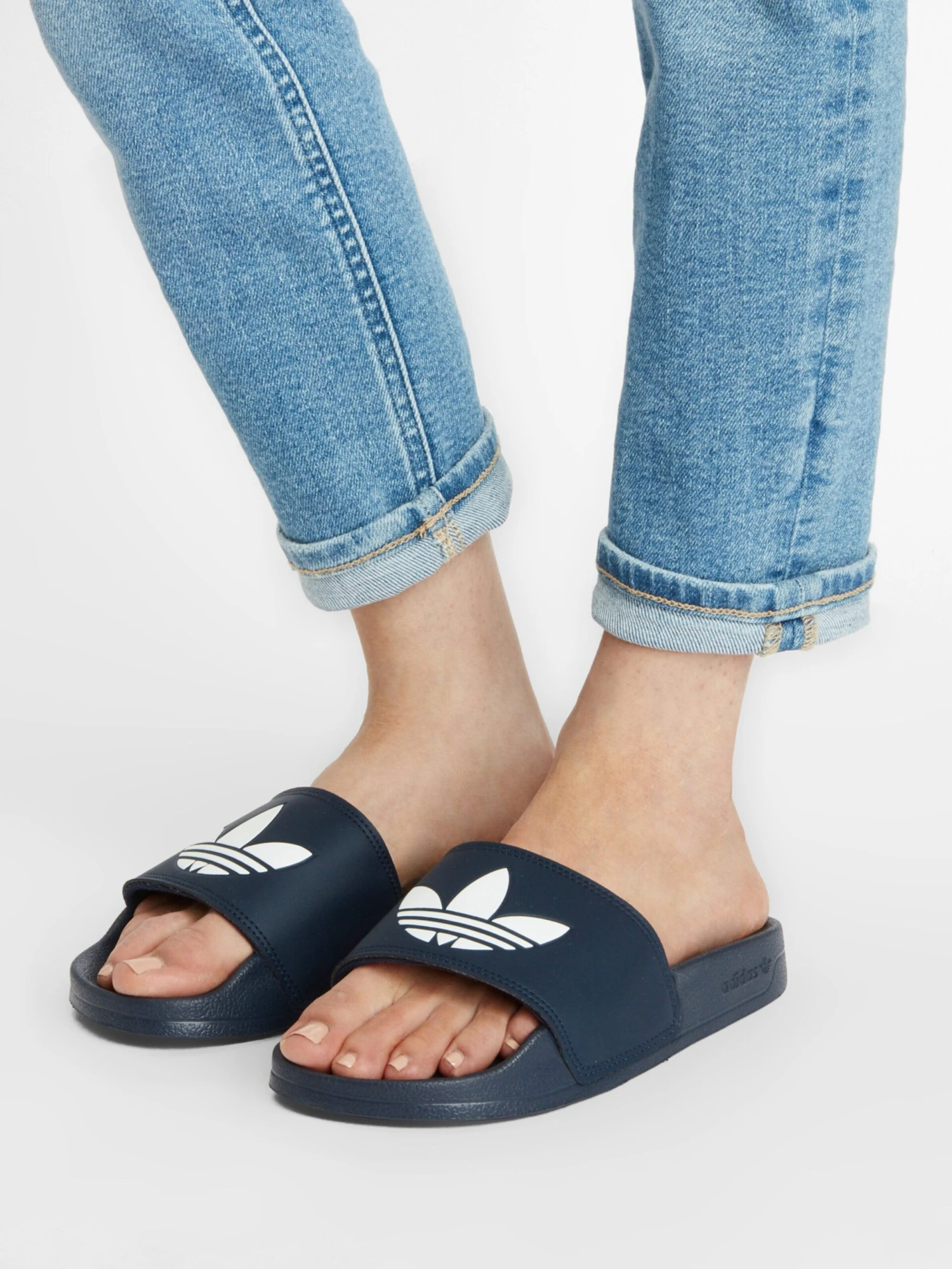 Adidas Originals Instappers Strand-/badschoen ADILETTE LITE Heren Navy 4 Adidas Originals Instappers Strand-/badschoen ADILETTE LITE Heren Navy - Afbeelding 4