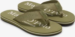 Marc O'Polo Slippers Teenslippers Heren Groen -Herenschoenen Winkel 8e8048da0e24ae245761bc8e33819c72