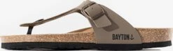 Slippers Teenslippers Mercure Heren Taupe