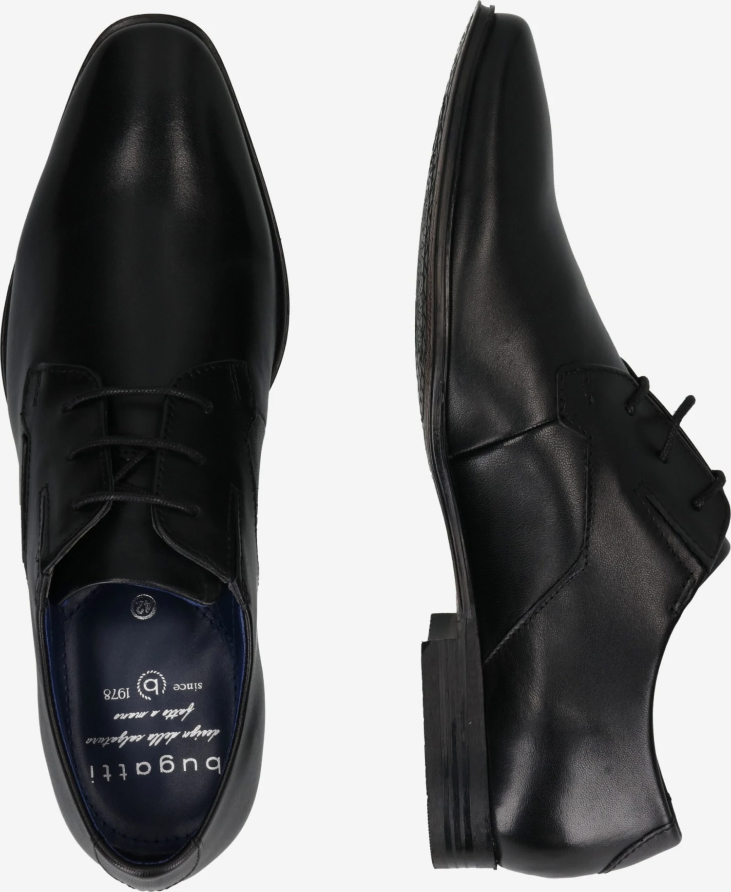 Bugatti Nette Schoenen Veterschoen Morino Heren Zwart 2 Bugatti Nette Schoenen Veterschoen Morino Heren Zwart - Afbeelding 2