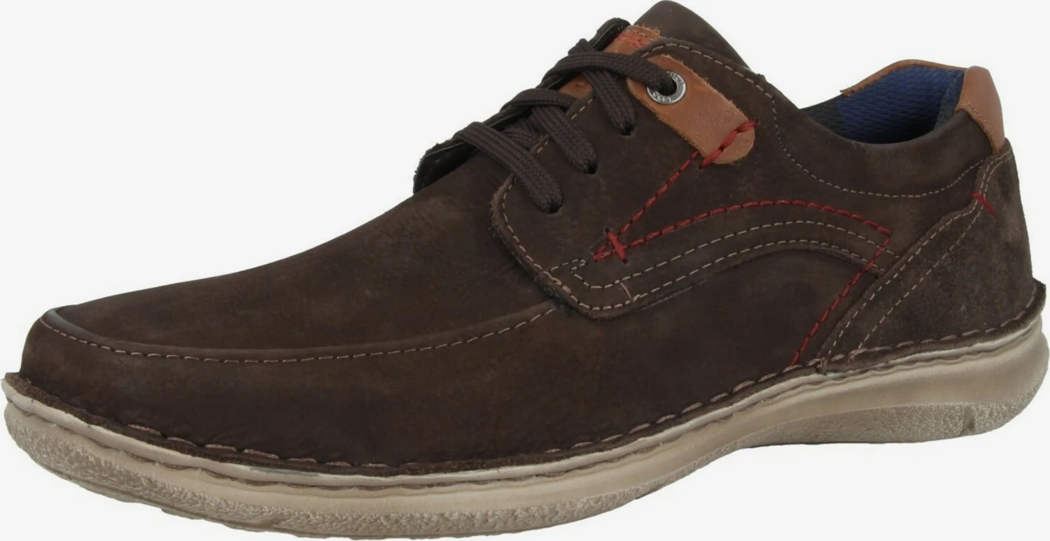 Josef Seibel Casual Veterschoenen Veterschoen Anvers Heren Karamel / Kastanjebruin 1 Josef Seibel Casual Veterschoenen Veterschoen Anvers Heren Karamel / Kastanjebruin