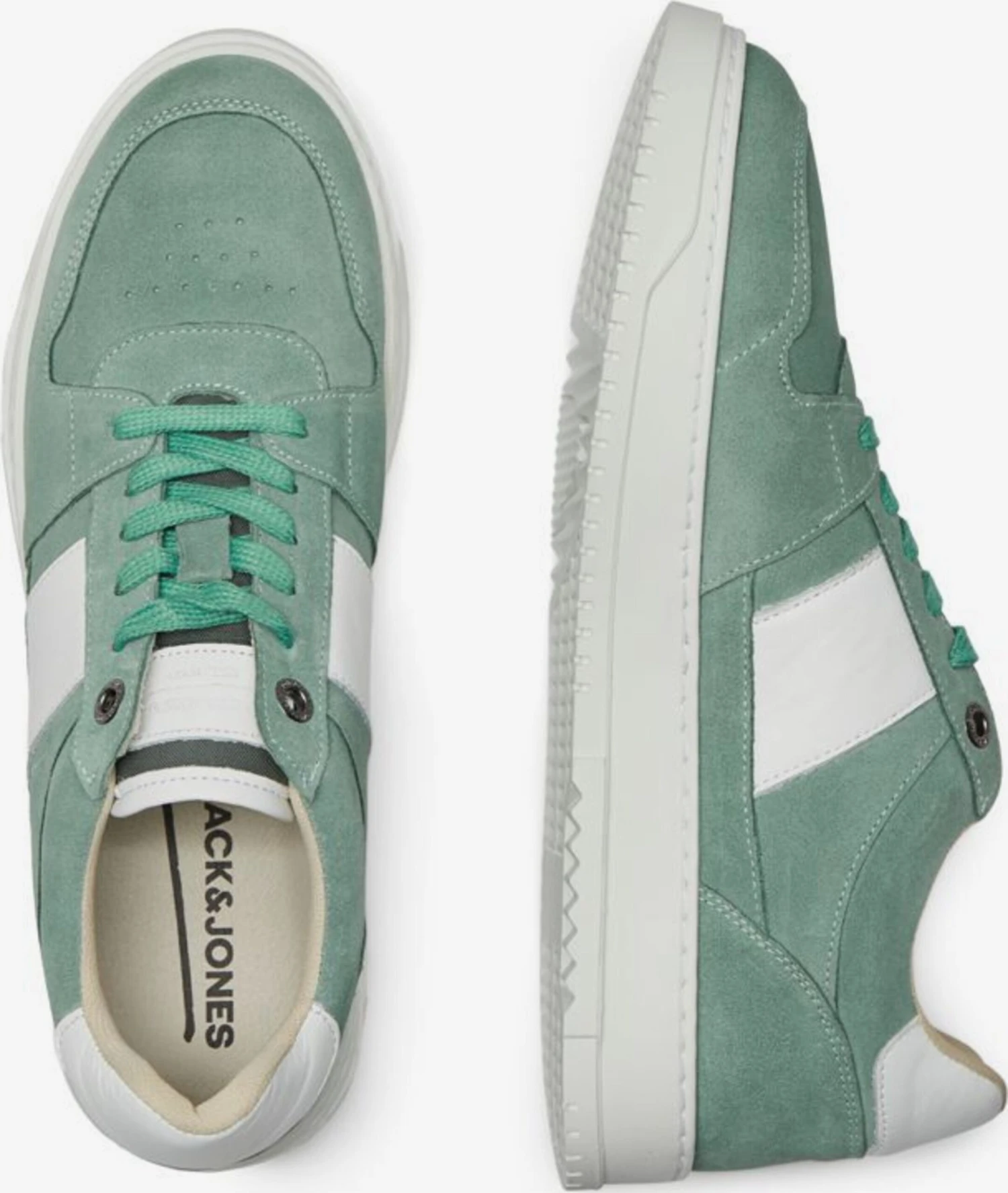 Jack & Jones Casual Sneakers Sneakers Laag Heren Groen 3 Jack & Jones Casual Sneakers Sneakers Laag Heren Groen - Afbeelding 3