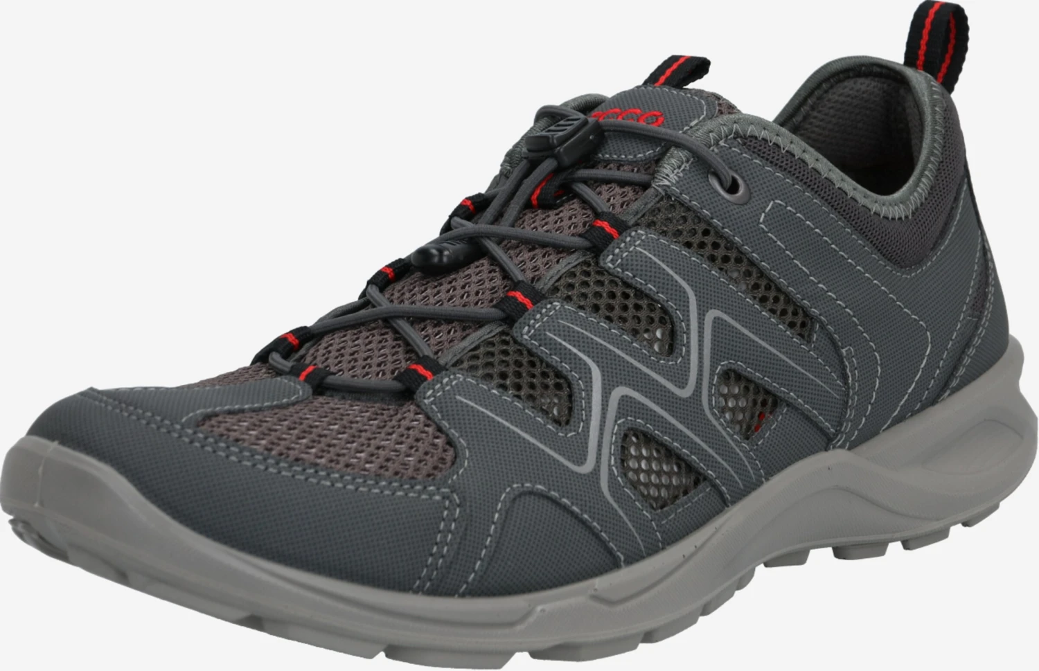 ECCO Casual Veterschoenen Veterschoen Terracruise Heren Grijs / Greige / Donkergrijs 1 ECCO Casual Veterschoenen Veterschoen Terracruise Heren Grijs / Greige / Donkergrijs