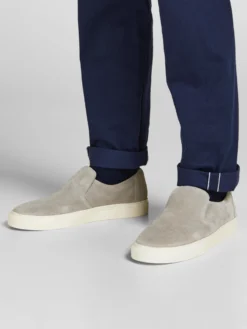 Jack & Jones Slip-on Sneakers Slip-ons CLIVE Heren Grijs -Herenschoenen Winkel bd82d2621662730ca30be145d5cbb8c1 scaled