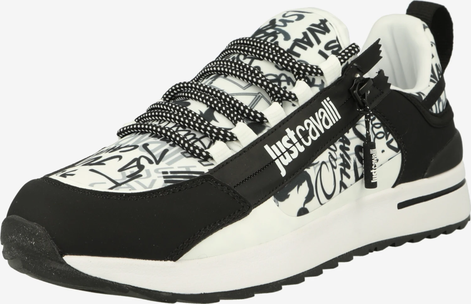 JUST CAVALLI Running Sneakers Sneakers Laag Action Basic Heren Wit 1 JUST CAVALLI Running Sneakers Sneakers Laag Action Basic Heren Wit