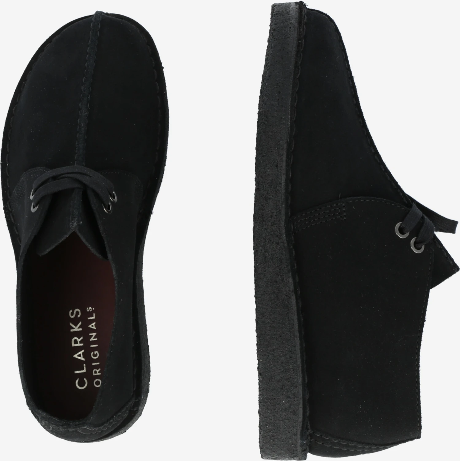 Clarks Originals Sportieve Veterschoenen Sportieve Veterschoen Desert Trek Heren Zwart 2 Clarks Originals Sportieve Veterschoenen Sportieve Veterschoen Desert Trek Heren Zwart - Afbeelding 2