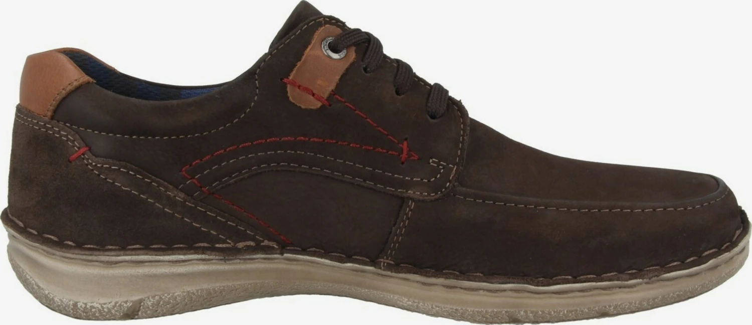 Josef Seibel Casual Veterschoenen Veterschoen Anvers Heren Karamel / Kastanjebruin 4 Josef Seibel Casual Veterschoenen Veterschoen Anvers Heren Karamel / Kastanjebruin - Afbeelding 4