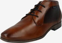 Bugatti Nette Schoenen Veterschoen Morino Heren Cognac