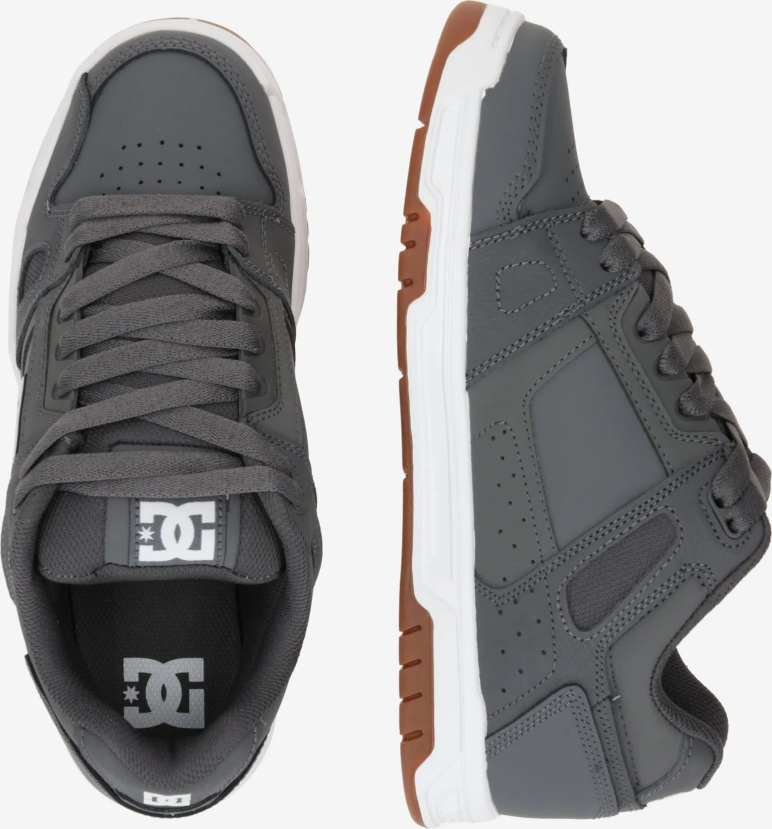 DC SHOES Skate Sneakers Sneakers Laag STAG Heren Grijs 2 DC SHOES Skate Sneakers Sneakers Laag STAG Heren Grijs - Afbeelding 2