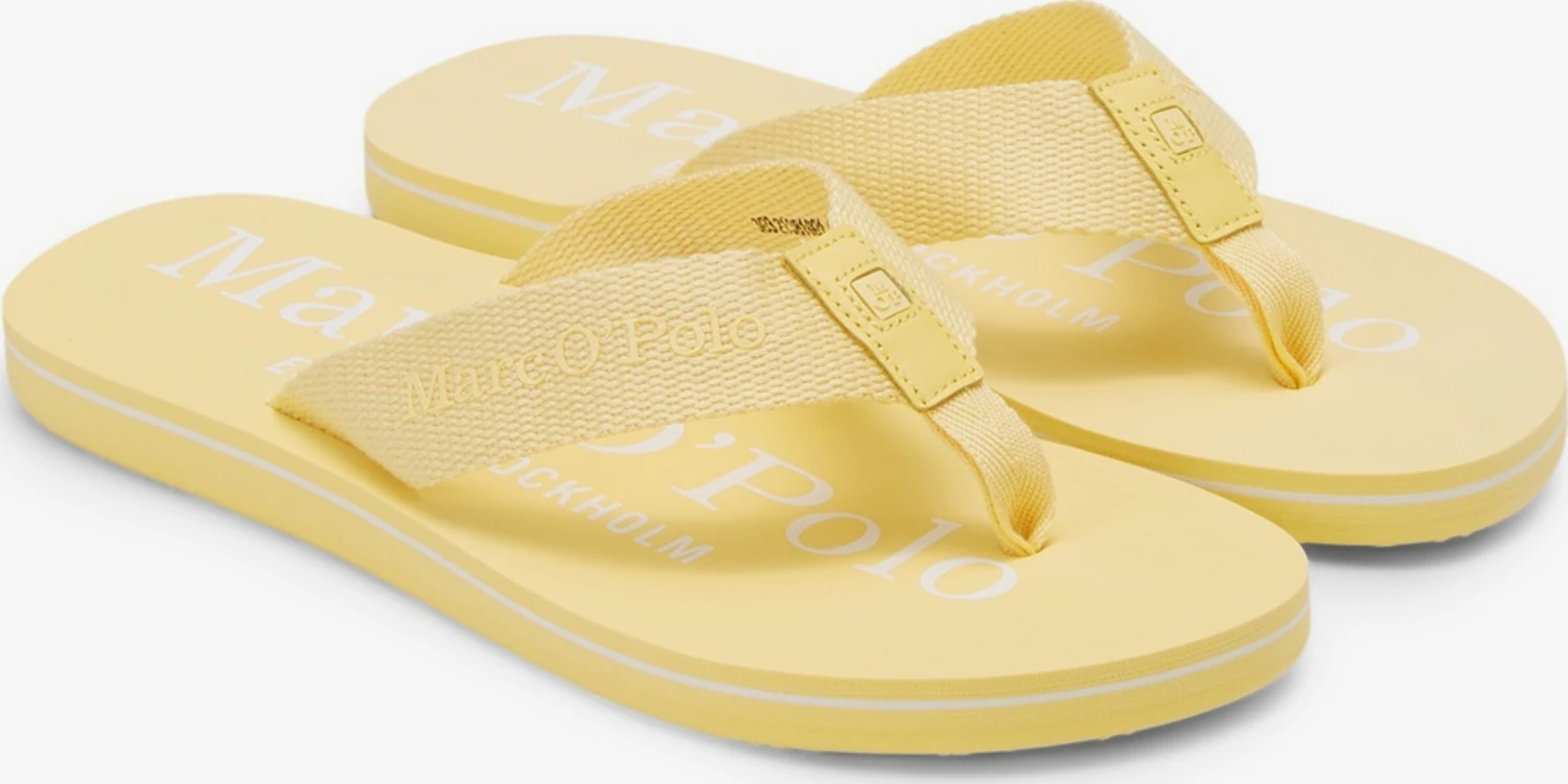Marc O'Polo Slippers Teenslippers Heren Geel 6 Marc O'Polo Slippers Teenslippers Heren Geel - Afbeelding 6