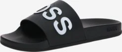 BOSS ORANGE Instappers Muiltjes Bay Slid Heren Zwart