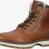 Bullboxer Laarzen Veterlaarzen Heren Cognac