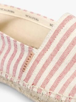 Scalpers Lage Schoenen Espadrilles Heren Crème / Pastelrood -Herenschoenen Winkel e544ee38e2573440b9f612209a1a42c5