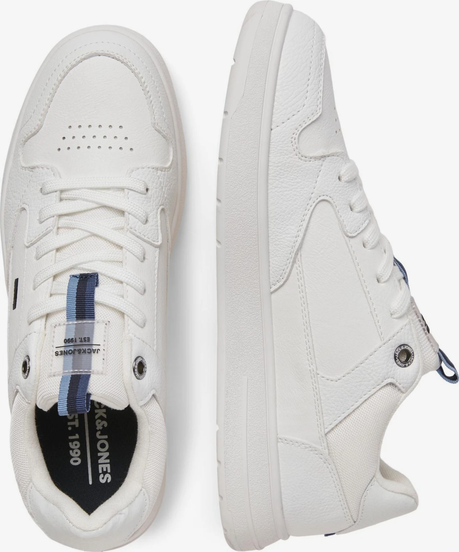 Jack & Jones Casual Sneakers Sneakers Laag HEATH Heren Wit 2 Jack & Jones Casual Sneakers Sneakers Laag HEATH Heren Wit - Afbeelding 2