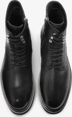 Kazar Studio Boots & Laarzen Veterboots Heren Zwart -Herenschoenen Winkel f26e6b05d04e4d35f4ddb69d12903d8d