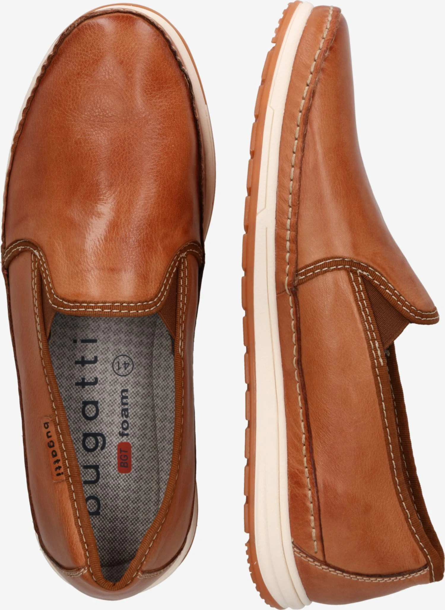 Bugatti Lage Schoenen Instappers Stowe Heren Cognac 2 Bugatti Lage Schoenen Instappers Stowe Heren Cognac - Afbeelding 2