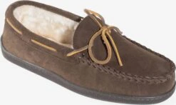 Minnetonka Lage Schoenen Mocassins Pileline Heren Chocoladebruin -Herenschoenen Winkel fe4a95594699e4874d0058330037731a