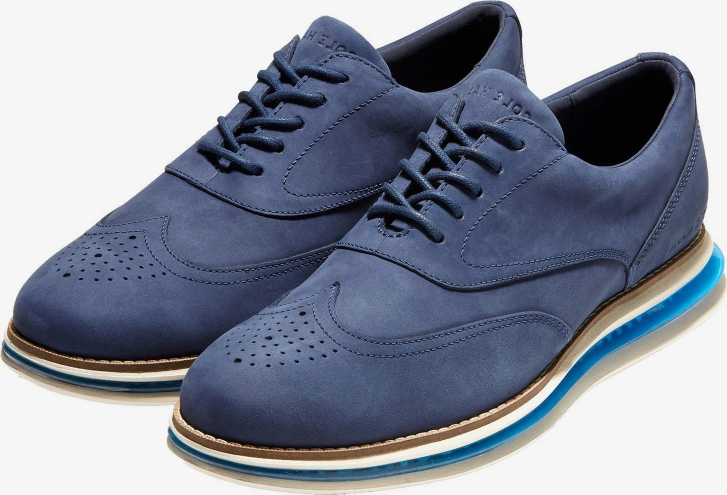 Cole Haan Sportieve Veterschoenen Sportieve Veterschoen ØriginalGrand Energy Wingtip Oxford Heren Blauw 2 Cole Haan Sportieve Veterschoenen Sportieve Veterschoen ØriginalGrand Energy Wingtip Oxford Heren Blauw - Afbeelding 2